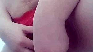 Joven milf mexicana latina sexy mom se masturba con un juguete que le mando un seguidor culo gordo tetas con leche big butt big ass