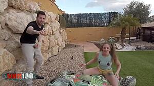 nasty teen 18+ deepthroats monster cock for facial cum