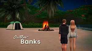 Outer Banks 3D hentai preview featuring detailed sex scenes in animated cartoon style