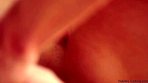 Watch this tiny tit blonde's first fuck in the casting interview.