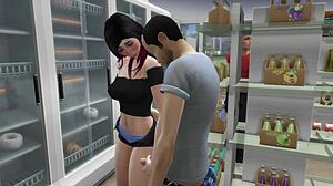 horny wife cheats in front of husband - part 4 - ddsims