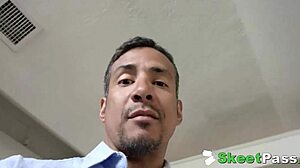 Ebony babysitter Kendall Woods fucks client in doggystyle to apologize