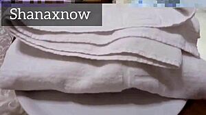 Teen in Bedroom with Dildo