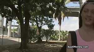 Banging sporty chick for cash?