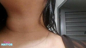 Security makes me suck big black cock in bathroom