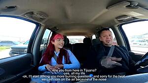 Yasmin Kitty is OUTDOOR in this casting, RIDING cowgirl and getting her PUSSY licked.