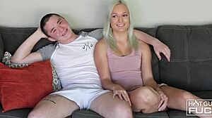 Mma cage fighter teen fucks blonde with nice tits