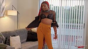 Black Tgirl Jordan In Intense Hardcore Scene