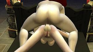Cult of the Mage 2: Rough Assfucking and Oral in 3D Game