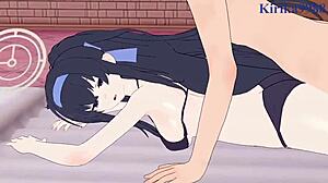 Asuma Toki and Kozeki Ui have intense sex in Blue Archive hentai.