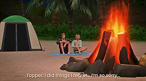 Outer Banks 3D hentai preview featuring detailed sex scenes in animated cartoon style