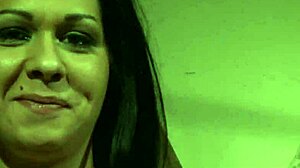 Submissive Babe Spanked Hard by Soldier in Rough Military Bondage Scene.