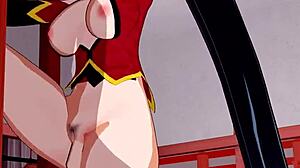 Intense cartoon anime hentai 3d action