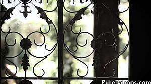 glam babes in taboo cock-sharing threeway