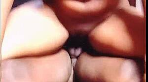 Young African Girl Rubs Her Wet Pussy On House Boy's Big Cock