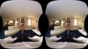 I'm fucking Kendra on the couch in VR with big tits.