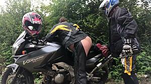 Nymphofist Gay Biker Hints at Extreme Anal Play