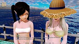 exploring harem hotel in anime game episode 154