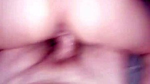 Wife Rides Husband's Cock in Cuckold Cowgirl Ass Position