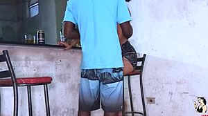 pele vip & chayenhy interracial couple bang at wedding party