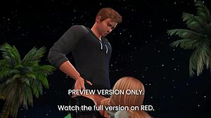 Outer Banks 3D hentai preview featuring detailed sex scenes in animated cartoon style