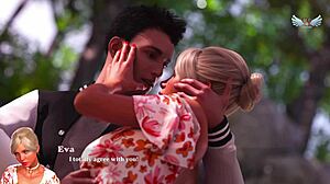 we fucked that shaved blondie in the park, licking her pussy and riding hard, amnesia style