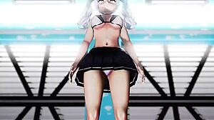 Kashima's suspicious part-time job challenge in anime game featuring riding and masturbation scenes