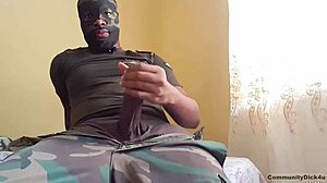 Military Man Demands Blowjob with Dirty Talk