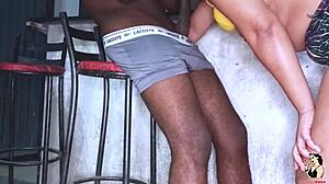 pele vip & chayenhy interracial couple bang at wedding party