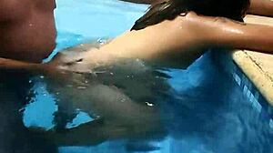 Intriguing Pool Invitation By Mature Man For Homemade Recording