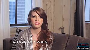 Petite Brunette Model Undresses on Dream Date