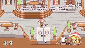 kinky futa waitress puts cum on pizza in hentai