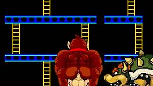 Bowser Koopa And Donkey Kong Vs Mario In Bareback Furry
