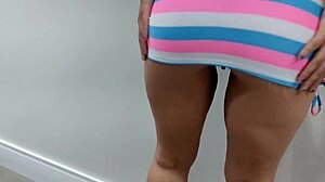 Nicole moans during blowjob and spooning hard