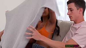 twice the fun for stepsis angel gostosa in deepthroat riding