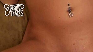 Adorable college girl: 'Is this my debut porn video with a big cock?'