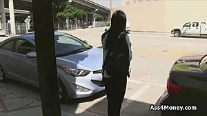 Banging sporty chick for cash?