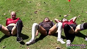 Real fucked teen 18+s facial at hardcore party!