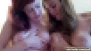 it gets me so wet when you eat your own cum in cei