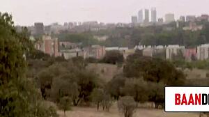 I got caught fucking in public with big tits