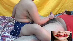 Indian Girlfriend's Passionate Footjob