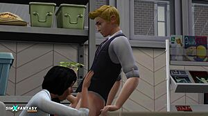 Dag Van LIEFDE - Alice Spencer-Kim Krijgt Anaal Kontneuken In The Sims 4