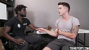 Black Cop Seduces Straight Teen With Monster Cock Intrigue