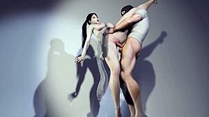 Ugh, I’m so into this 3D hentai cum scene, ya know!