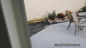 Blown By Neighbor's Crazy Hot Ex