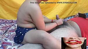 Indian Girlfriend's Passionate Footjob