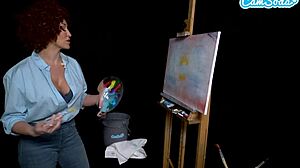 ryan keely cosplaying bob ross getting horny?