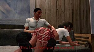 Jack and Emma get spanked hard in paradise!