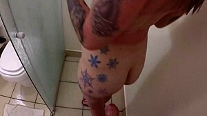Latina Girl Loves Older Men For Blowjobs And Creampies In Bathroom