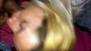 I watch my girlfriend swallow cum and get a facial